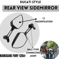 Motorcycle Side Mirror for KAWASAKI FURY 125rr| Ducati Style Rear Side Mirror