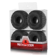 4pcs 1.0 Tires Soft and Sticky 1.0 Crawler Tires for 1/18 TRX4M 1/24 RC Crawler Axial SCX24 FMS FCX2