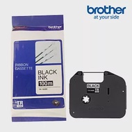 Brother TR-100BK 套管標籤機碳帶 ( 12mm 黑色 )