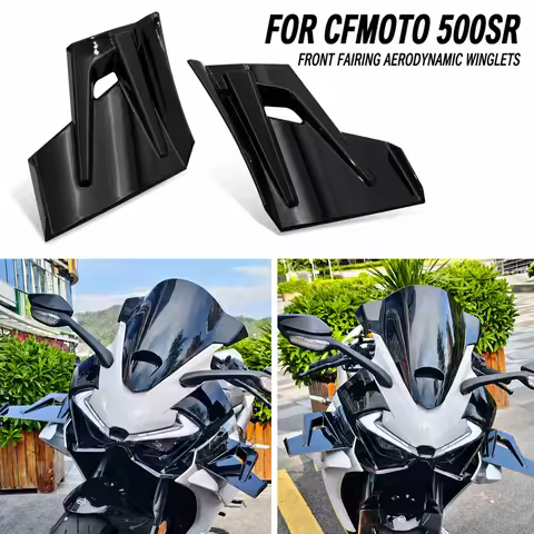 500SR 500sr SR500 New Motorcycle Aerodynamic Side Winglets Front Fairing Decorative Spoiler Accessor