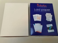 Wales A4 Conqueror Conquerer Paper Laid 100gsm White / Cream Premium Office Paper Emboss No Watermar