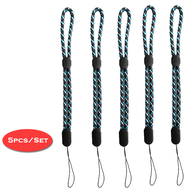 <5 Pieces> Phone Straps Short Anti-lost Lanyard Adjustable Hand Strap Wrist Rope For USB Key Camera 