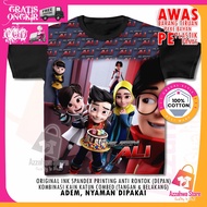 3D Anime Children's T-shirts Ejen Ali Sublime 9 Model Children's Clothing 1-12 Years - Azzahwa Store