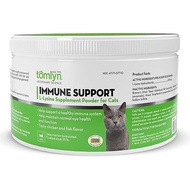 Tomlyn Immune Support Daily L-Lysine Supplement, Fish-Flavored Lysine Powder for Cats and Kittens, 3