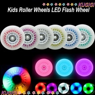 KUGIGI 4pcs Roller Wheels Parts LED 60mm 62mm 90A 80mm 76mm 72mm