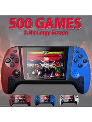 Máy chơi game cầm tay Q21, máy chơi game cầm tay có 500 trò chơi cổ điển, màn hình HD 3,5", pin'sạc