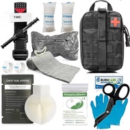 、‘】【’ Emergency IFAK First Aid Kit With Tourniquet Chest Seals Israeli Bandage For Emergency Treatme