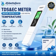 TDS & EC METER Water Tester 3 in 1 LCD Digital EC TDS PPM TEMPERATURE