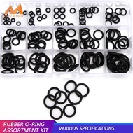 [Ready Stock & COD] Black NBR Nitrile Rubber Sealing O-rings 15 Sizes 150pcs 1.5mm 1.9mm 2.4mm 3.1mm