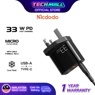 Mcdodo CH091 33W Charger + C To C Cable Charger Set (UK PLUG)
