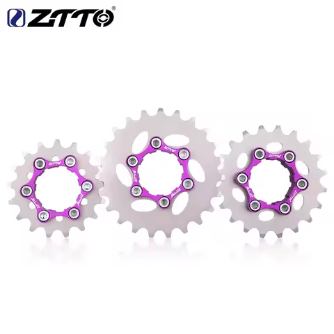 ZTTO MTB Single Speed Cassette One Speed Cog 1Speed Gear Fixed 16T 17T 18T 19T 20T 21T 22T 23T HG Fr