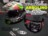 KYT HELMET TTCOURSE ARBOLINO MEDIUM LARGE XL