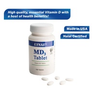 LYNAE MD3 Vitamin D 1000iu Tabs 100s [LOCAL SG STOCK] - Halal certified!