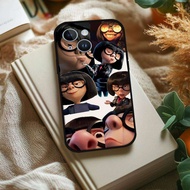 Mesuca | E-Edna Mode Phone Case For IPhone 1716 15 14 13 Pro Max 11 12 Mini X Xs XR Black Silicone C