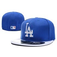 LA Dodgers M-LB Baseball Cap Size cap closed cap tide brand  board cap Los Angeles Dodgers flat brim