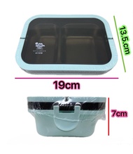 VITA GREEN Stainless Steel Two-Compartment Lunch Box