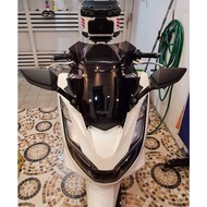 HONDA PCX160 SET WINDSHIELD/BRACKET/CARBON SIDE MIRROR