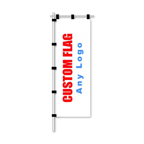 Custom Nobori Flag Indoor Or Outdoor 60x180cm Decoration Hanging Polyester Customize Banner For Adve