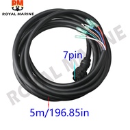 สายเคเบิล688-82586-21 703สายรัดหลักกล่องควบคุมระยะไกล (7ขา) 5ม. สำหรับ9.9HP มอเตอร์ติดท้ายเรือยามาฮ่