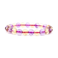 【正佳珠寶】紫黃晶 冰種紫黃晶 8mm 紫黃晶手珠 日本彈力繩