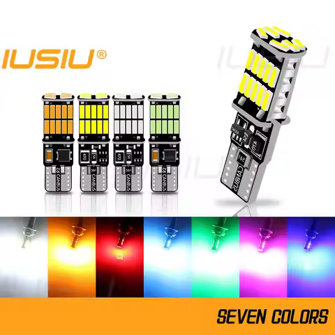 IUSIU 2PCS Super Bright T10 BA9S BAX9S BAY9S H6W H21W Led Bulb W5W 194 T4W 26smd Interior Parking Ta