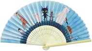Naitou Design Fan - Closed Length 8.3 inches (21 cm), Maximum Open Width 14.2 inches (36 cm)