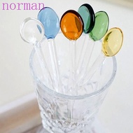 NORMAN Teaspoon Espresso Stirring Tool Glass Transparent Stirrer