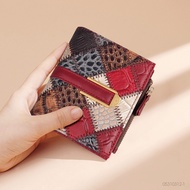 Cobbler Legend fold over purses genuine leather short wallet woman zip purses