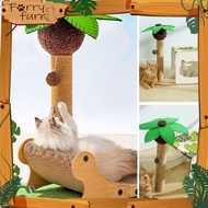 Beach Hut Coconut Tree Cat Scratcher Cat Bed Durable Corrugated Board Cat Scratcher Bed Cat Claws Pet Accessories
