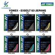 Yonex Bg Exbolt 63 Jp Japan Original Badminton Strings (Jp)