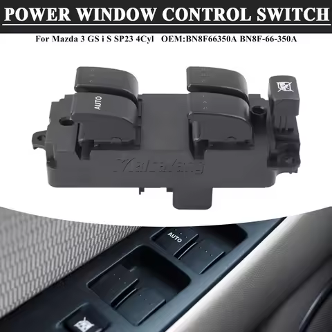 Car Accessories Power Window Master Switch Regulator Button For Mazda 3 2004 2005 2006 2007 2008 200