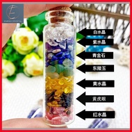 Crystal Chips Bottle Chips Crystal Stones Natural Crystal Degaussing Stone Cleansing Stone Fish Tank