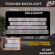 50L2300VM / 50L4300VM / 50L2300VE TOSHIBA 50 INCH LED TV BACKLIGHT ( LAMPU TV ) 50" TOSHIBA BACKLIGH