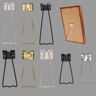 NARCISSUS13A0E Iron Art Display Stands, Silver Black Storage Rack, Easel Stand Gold Metal Iron Photo