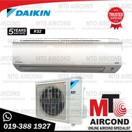 [NEW GAS R32]DAIKIN NON INVERTER 1HP Air Conditional 1.0HP AIRCOND FTV28P/RV28F