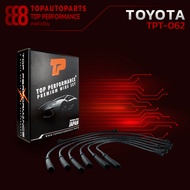 สายหัวเทียน TOYOTA CROWN 90919-21338 เครื่อง 5M / 7M - TOP PERFORMANCE JAPAN - TPT-062 - สายคอยล์ โต