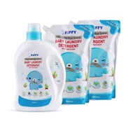 FIFFY MITES & BED BUGS CONTROL BABY LAUNDRY DETERGENT (1 BOTTLE + 2 REFILL PACK) DETERGEN PAKAIAN (F