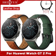 For Huawei Watch GT 2 Pro สายนาฬิกา สายหนังแท้พรีเมี่ยม For huaweiwatch gt2 pro 22mm Smartwatch สาย Leather Strap Mens สายหนัง สายหนังสายหนัง