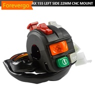 【Forever】 7-Function Motorcycle Handlebar Switch Assembly Multi-Function Combination Switch for Yama