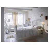 🔥🔥🔥 IKEA 💯 LEIRVIK Queen/KING Bed Frame Katil IKEA Besi Putih Murah QUEEN/KING Original From Ikea
