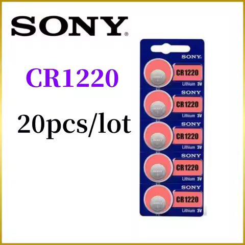 20Pcs Original Sony CR1220 CR 1220 Battery cr 1220 for Watch Toys lithium batteria