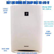 Máy lọc không khí sharp nội địa nhật bãi giá rẻ có tạo ẩm 7000 ion KC-A40-W diệt khuẩn tạo ẩm tặng c