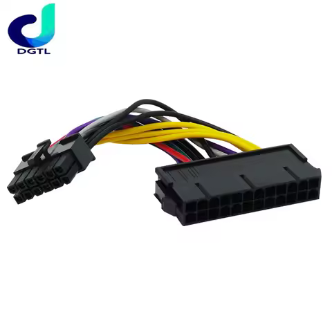14cm 24Pin To 12Pin Power Cable ATX 24-Pin Female To 12-Pin Male PSU Converter Adapter For Acer Q87H