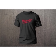 T-shirt Baju Milwaukee Carpenter hardware tools Tukang Vintage Design Stail Lelaki Perempuan