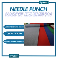 (SSL) 6ft x 82ft / 1.8MT x 25MT | Carpet Event Needle Punch | Kapet Event | Kapet Murah | Karpet Pej