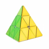 cuberspeed ShengShou Legend pyraminx Metallic Mirror Reflective Stickerless Pyramid Speed Cube Metal