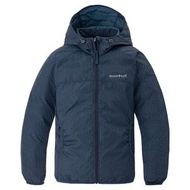 日本 Mont-Bell Wind Blast Print Hooded Jacket Kid's 兒童外套