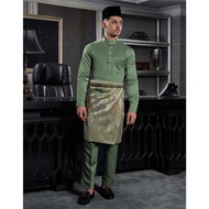 JAKEL LIMITED BAJU MELAYU FREE BUTANG BAJU &amp; PIN (SAGE GREEN)