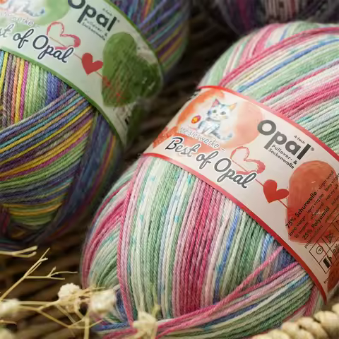 Opal Meisterwerke Wool Blend Sock Yarn, 100g
