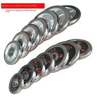 Fitness home dumbbell plate electroplating barbell plate small hole dumbbell plate cast iron dumbbel
